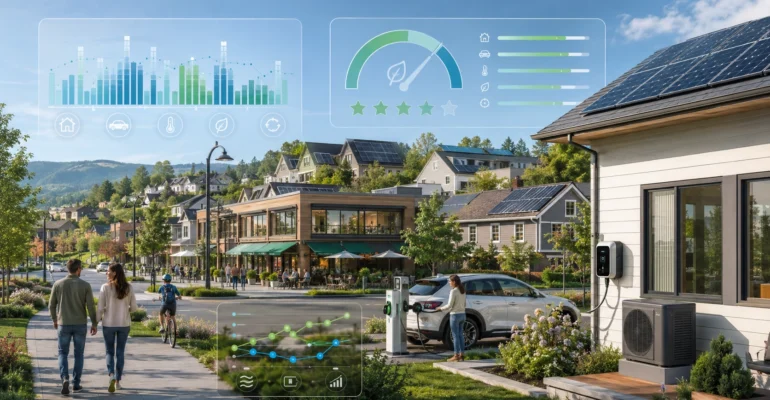 Local energy savings pathway showing measurement funding and verification for New Zealand buildings