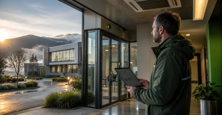 Energy savings start with losses before technology investment at a commercial site