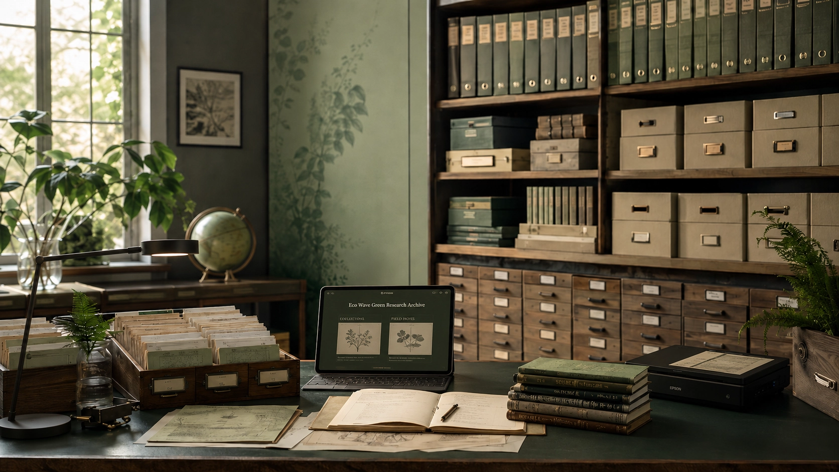 EWG Research Archive page storing earlier Eco Wave Green research and technical notes